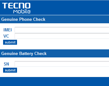 Website To Verify if Tecno Phone Is Genuine
