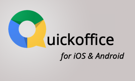 Quickoffice app for android and iOS