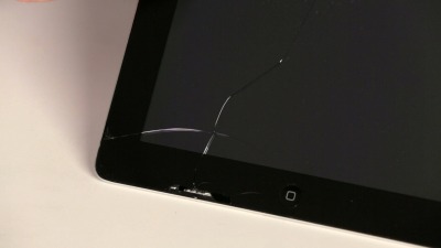 cracked iPad screen