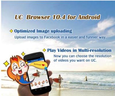 uc web browser for android