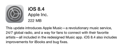 iOS 8.4 features