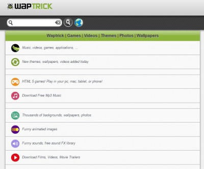 mobile wap sites like waptrick