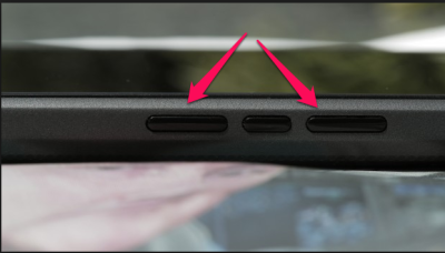 blackberry leap side buttons