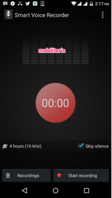 sound recorder for infinix hot 2