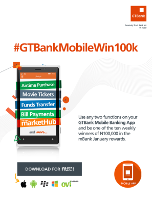 Win cash money from GTBank