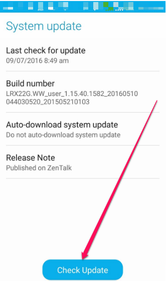 Asus Zenfone Selfie : How To Check For Updates and If Model is WW, CN, TW