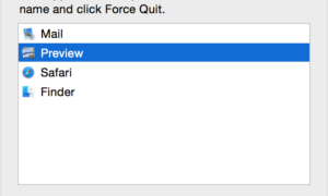 force quit running apps macbook