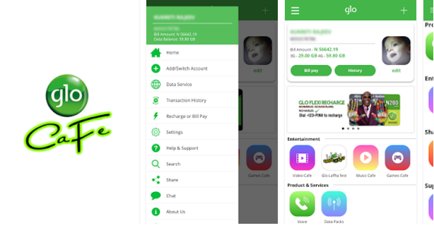 Glo Cafe : Glo Mobile Selfcare App For Managing Your Globacom Account