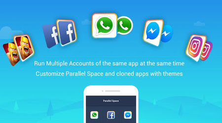 use 2 facebook accounts on 1 android phone parallel space app