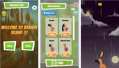 banana fall android mobile game with davido fall soundtrack