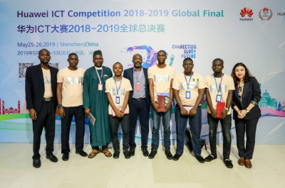 ABU ZARIA TEAM A COMES THIRD IN THE HUAWEI ICT SKILLS COMPETITION GLOBAL FINAL IN CHINA.  The Huawei ICT Skills Competition Global Final was officially closed on Sunday 26 May 2019 at an impressive ceremony in the new Huawei Research & Development Complex. It was a memorable day for ABU Zaria as the Team A that represented Africa in the Network Services Track took the third (3rd) position. The award was presented by the Vice Chancellor, Prof. Ibrahim Garba, who was a special guest at the ceremony.  Additionally, Ahmadu Bello University, Zaria-Nigeria was recognised with an award for Excellent Academy while Dr. Bashir Sadiq of Department of Computer Engineering, ABU Zaria won an award for one of the best instructors.  Before getting to this stage, the team of Nigerian students emerged first place alongside Tanzania, Kenya and Angola to represent Africa at the global stage to compete.  The Nigerian students all from Ahmadu Bello University (ABU) first emerged winners of the Huawei ICT national competition which involved a participation of 13, 600 students from 30 universities across Nigeria before proceeding to represent Nigeria at the just-concluded Sub-Saharan regional finals held in Johannesburg, South Africa.  The regional competition finals was keenly contested by14 teams (with 42 students) from 11 countries in Africa which participated in theory and practical examinations on cloud computing, artificial intelligence, mobile networks and big data.  This ICT competition developed by Huawei Technologies comprising of a national preliminary contest, regional semi-final and Global final was first launched in 2015.