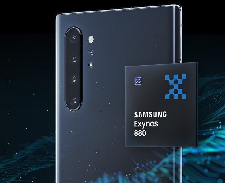 Samsuny Exynos 880 – Mid-range SoC With Built-in 5G Modem Announced